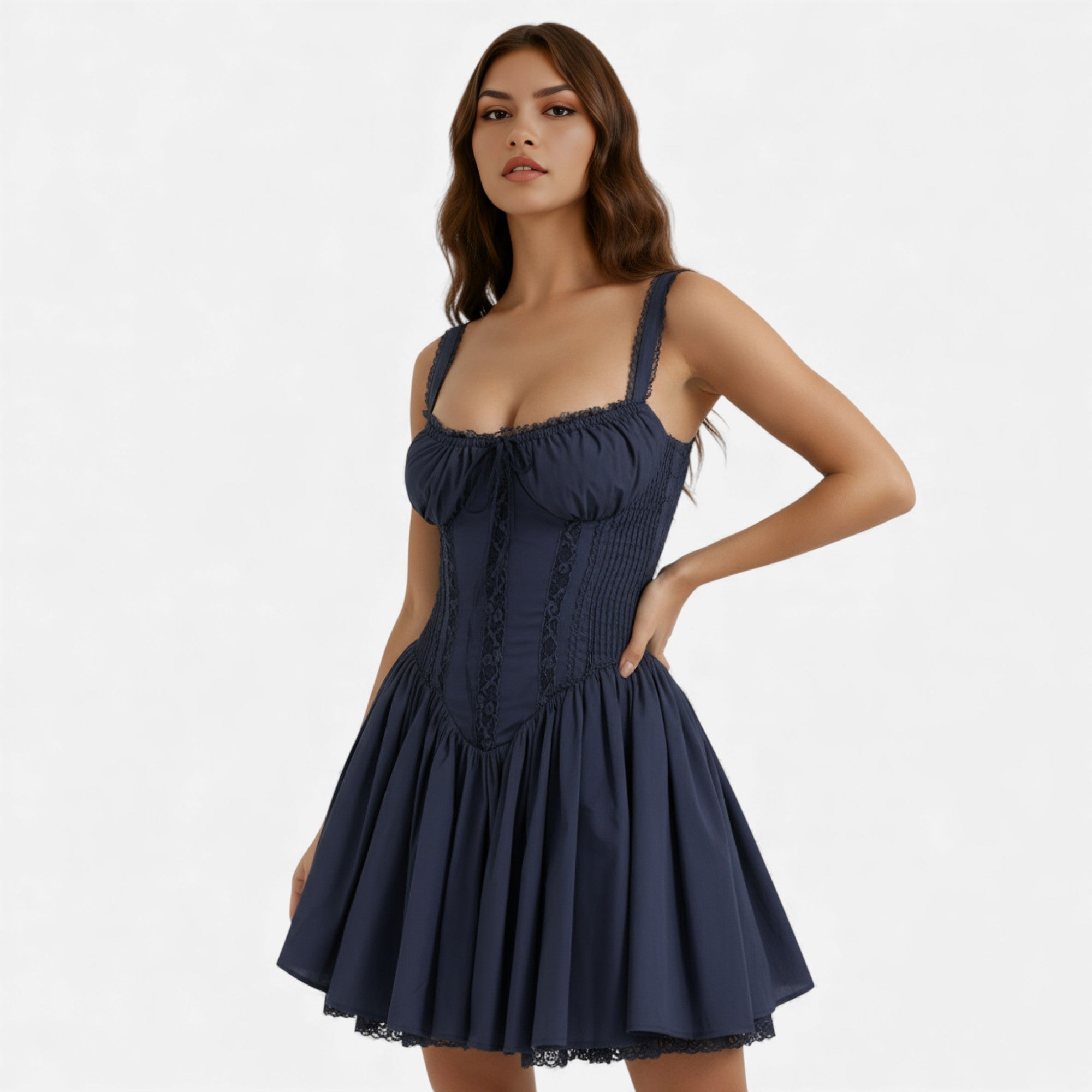 Ruby Lily | Women’s Lace Corset Mini Dress