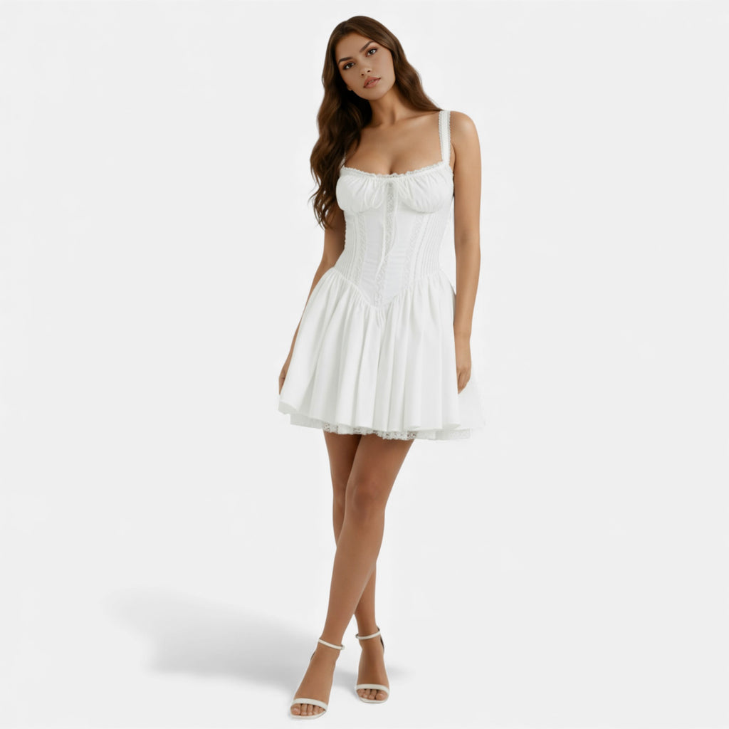 Ruby Lily | Women’s Lace Corset Mini Dress