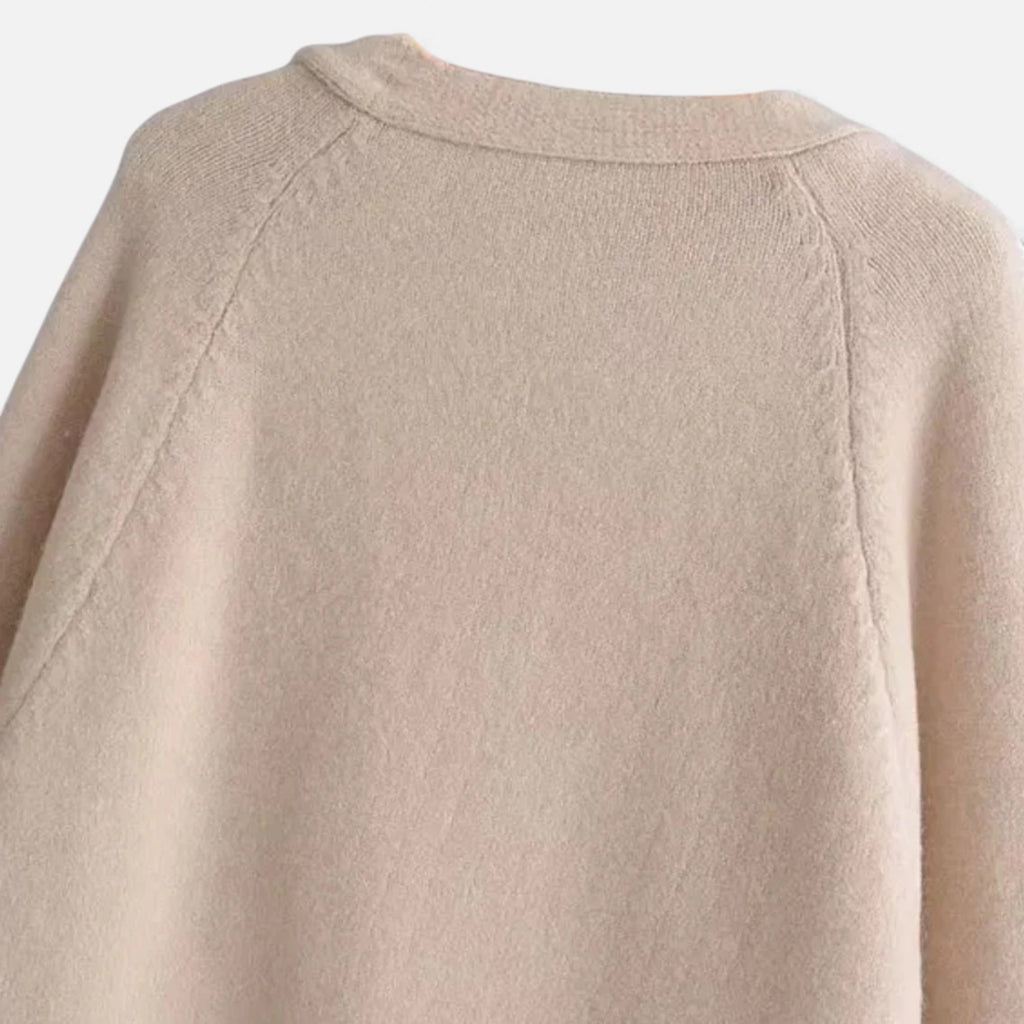 Ruby Lily | Women’s Cashmere-Blend V-Neck Cardigan