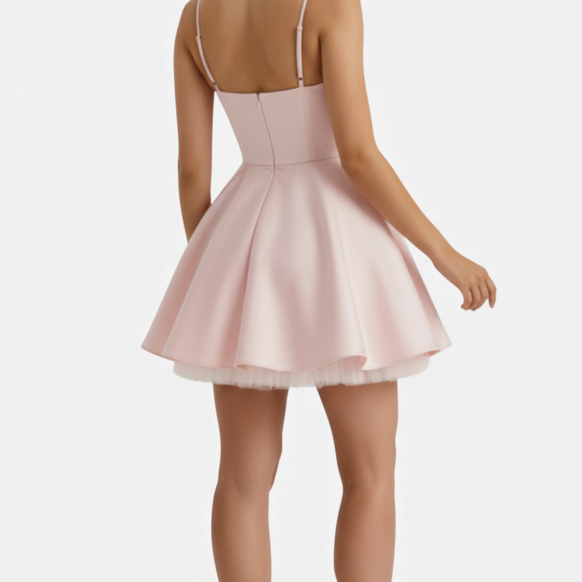 Ruby Lily | Women’s Satin & Tulle Mini Dress