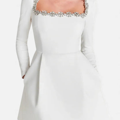 Ruby Lily | Women’s Velvet A‑Line Mini Dress