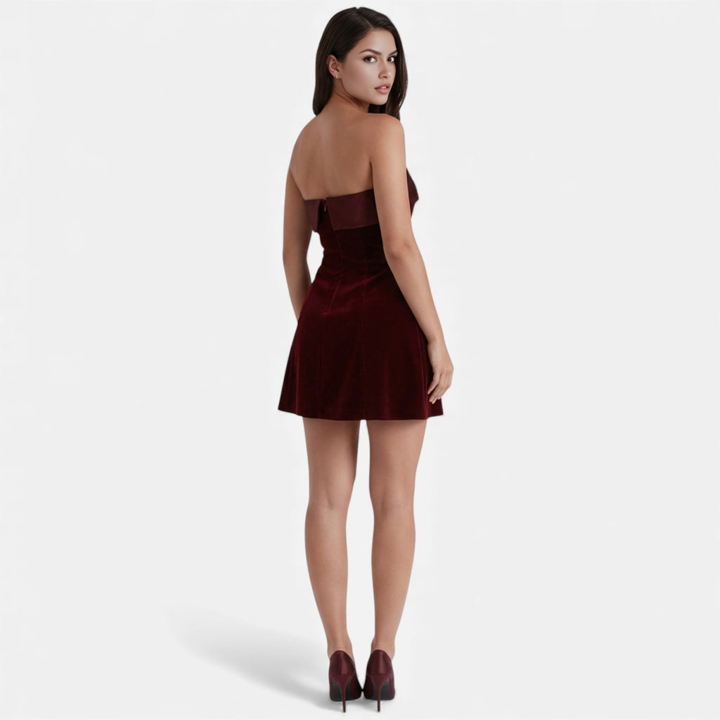 Ruby Lily | Women’s Luxe Gala Satin Mini Dress
