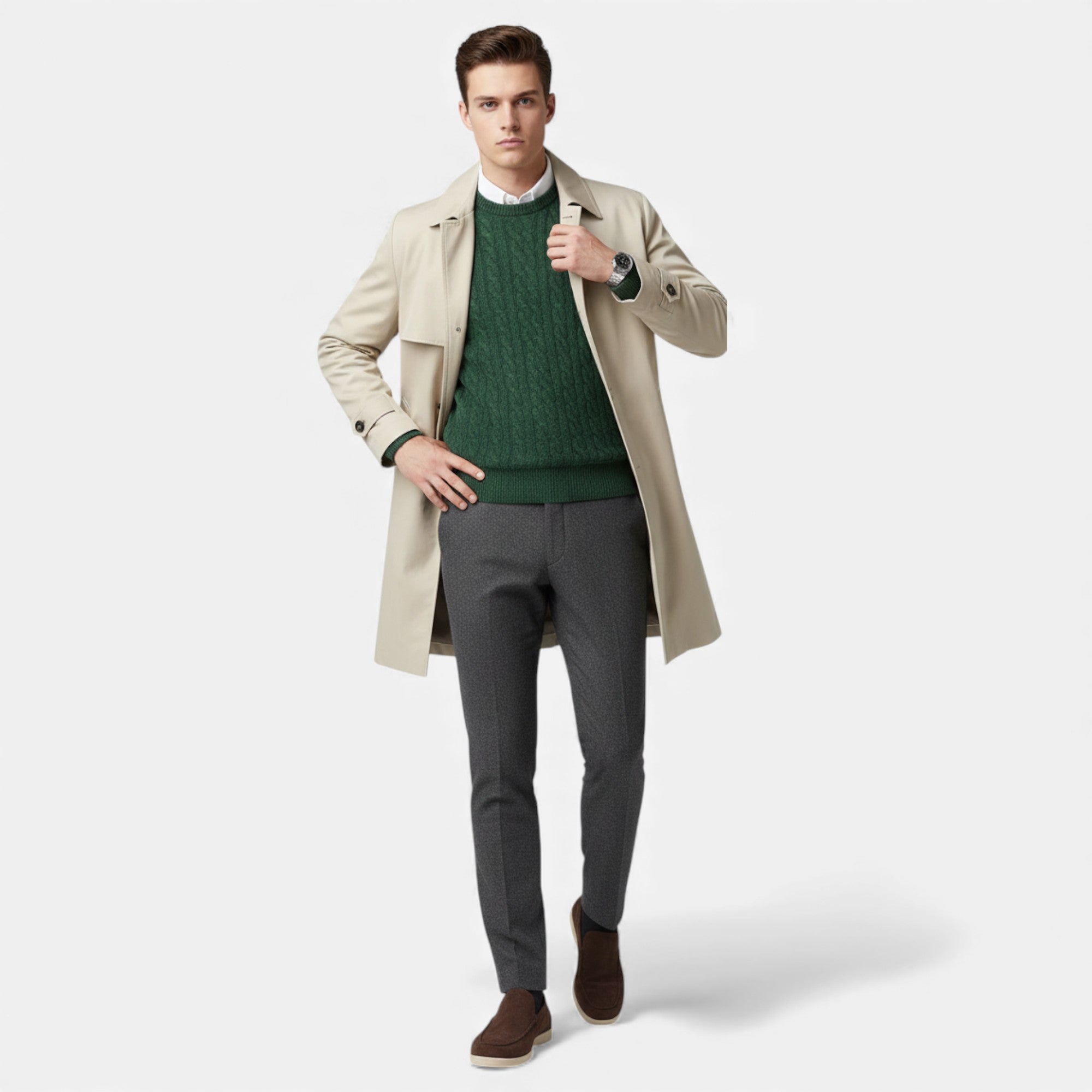 Ruby Lily | Men’s Suede Slip-Ons