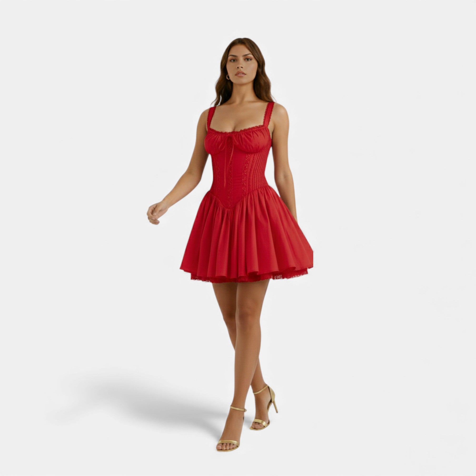 Ruby Lily | Women’s Lace Corset Mini Dress