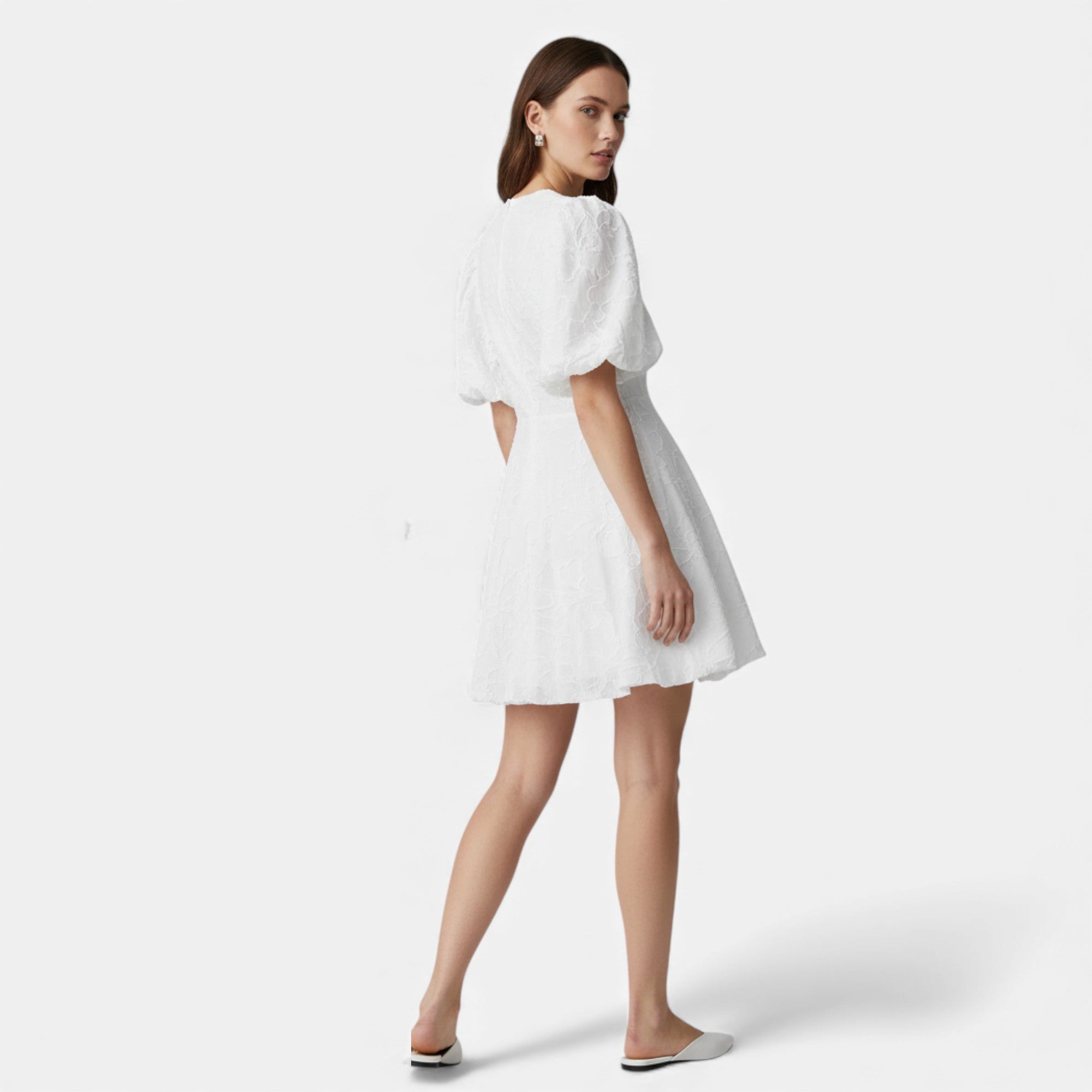 Ruby Lily | Women’s Embroidered Floral Midi Dress