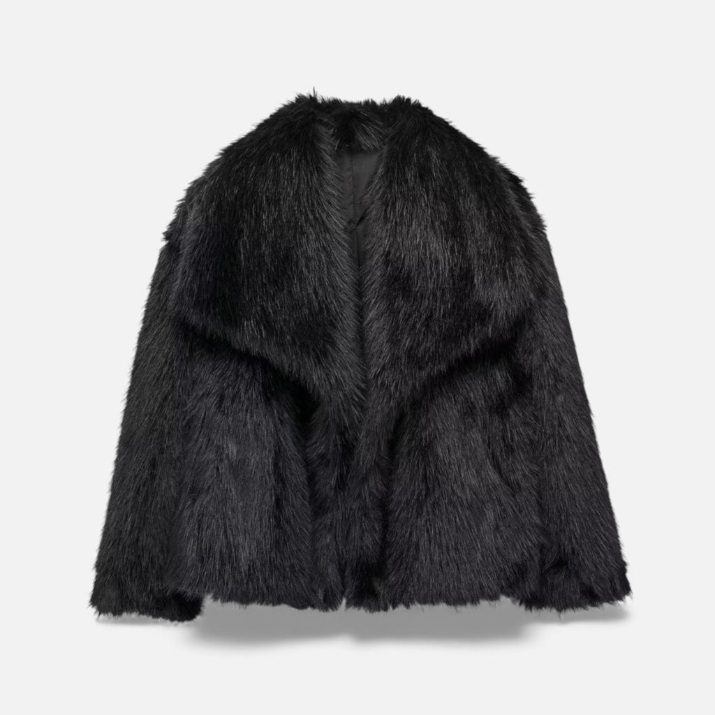 Ruby Lily | Women’s Plush Faux-Fur Coat