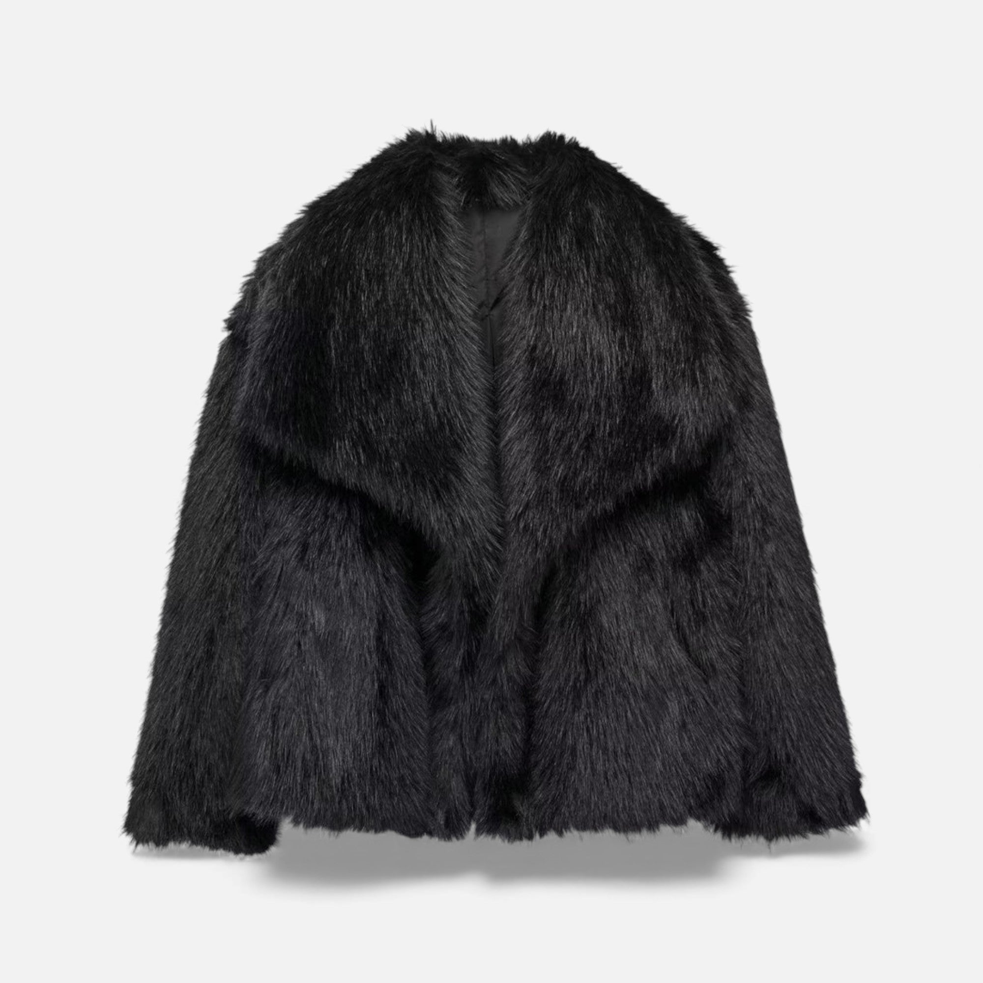 Ruby Lily | Women’s Plush Faux-Fur Coat
