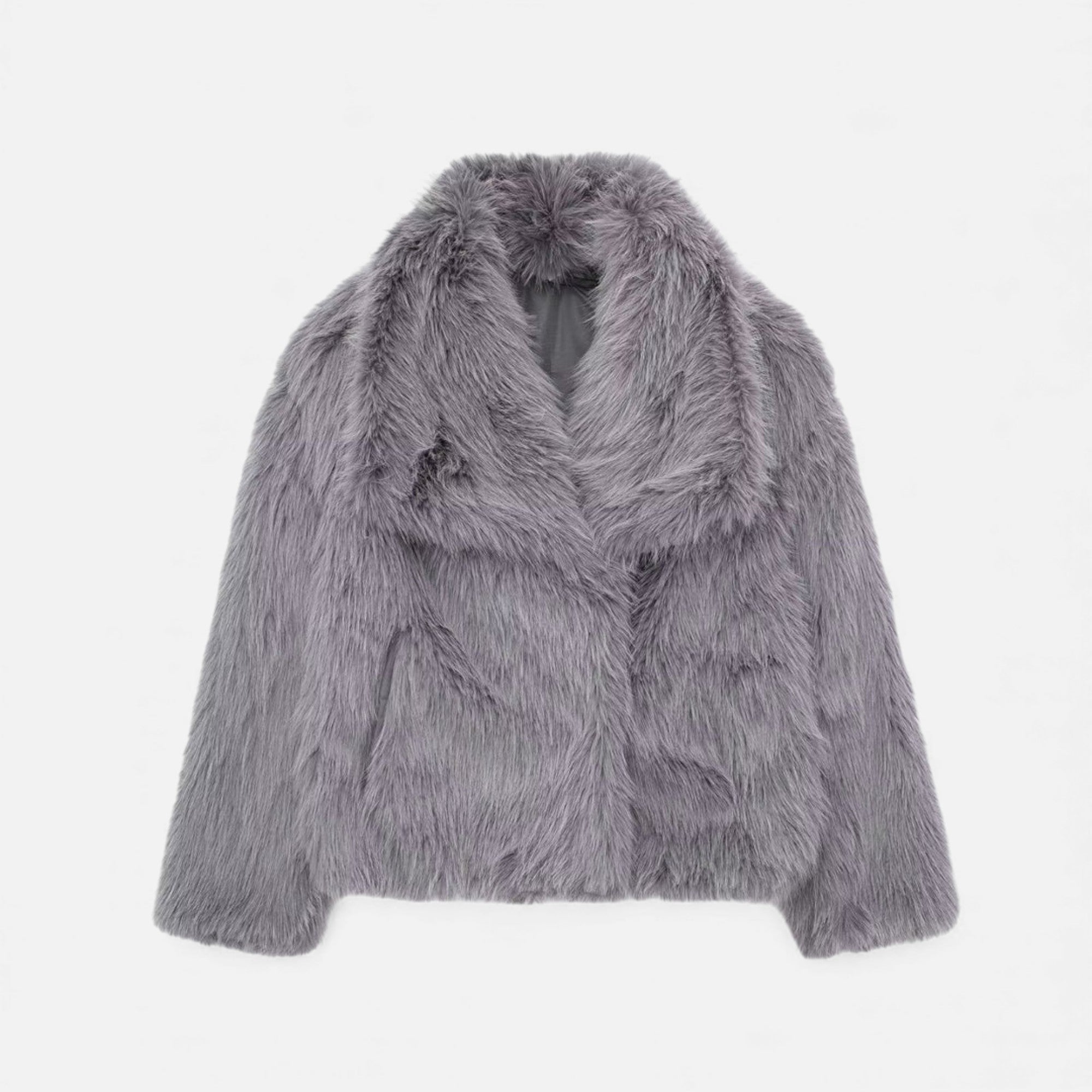 Ruby Lily | Women’s Plush Faux-Fur Coat