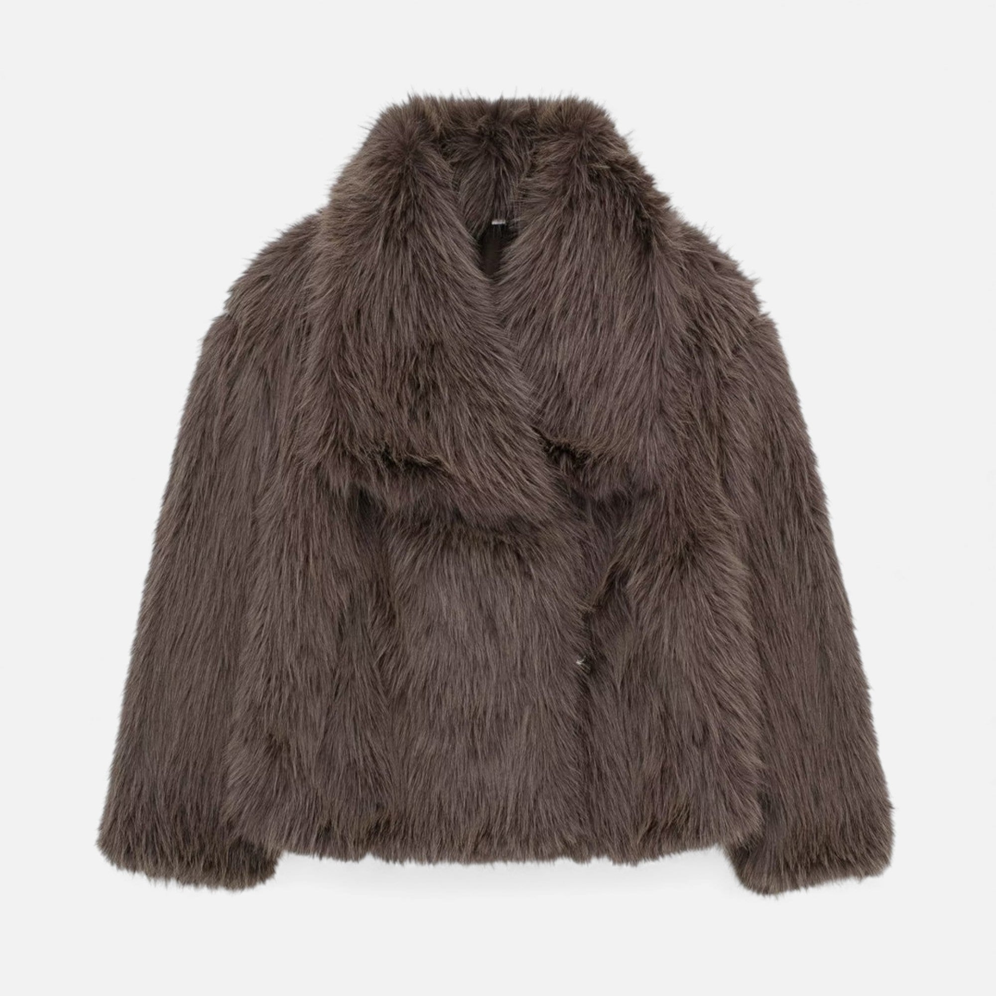 Ruby Lily | Women’s Plush Faux-Fur Coat