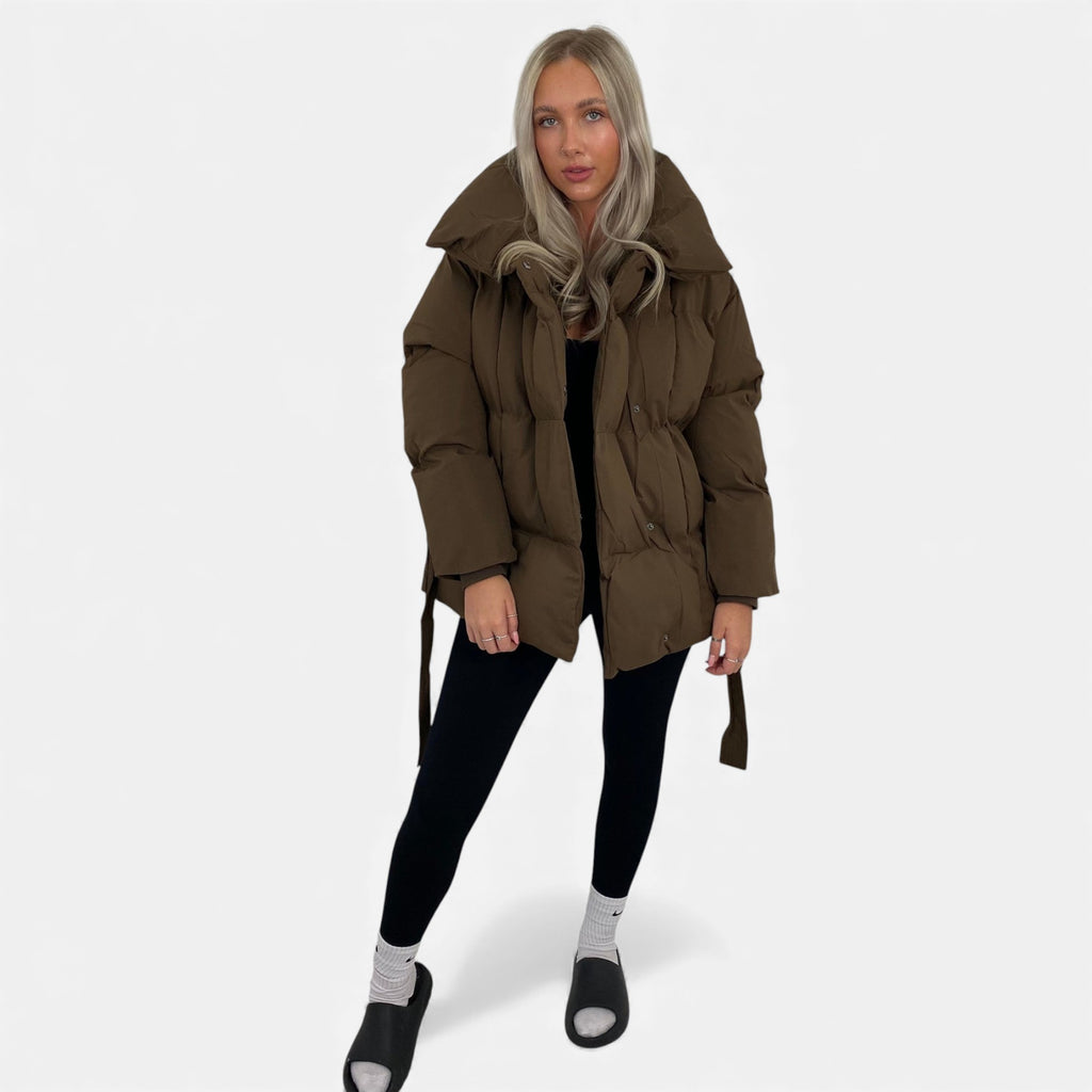 Ruby Lily | Women’s Belted Quilted Jacket