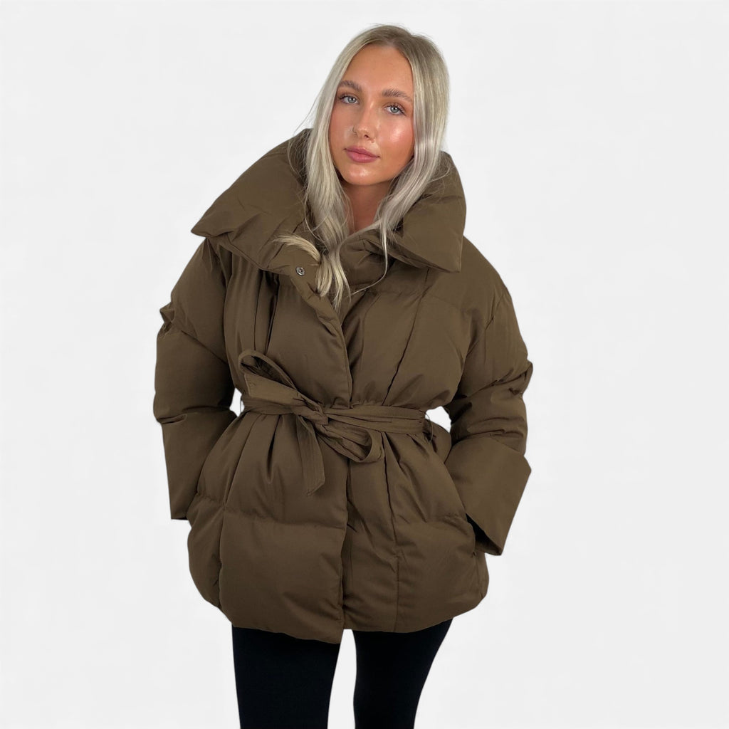 Ruby Lily | Women’s Belted Quilted Jacket