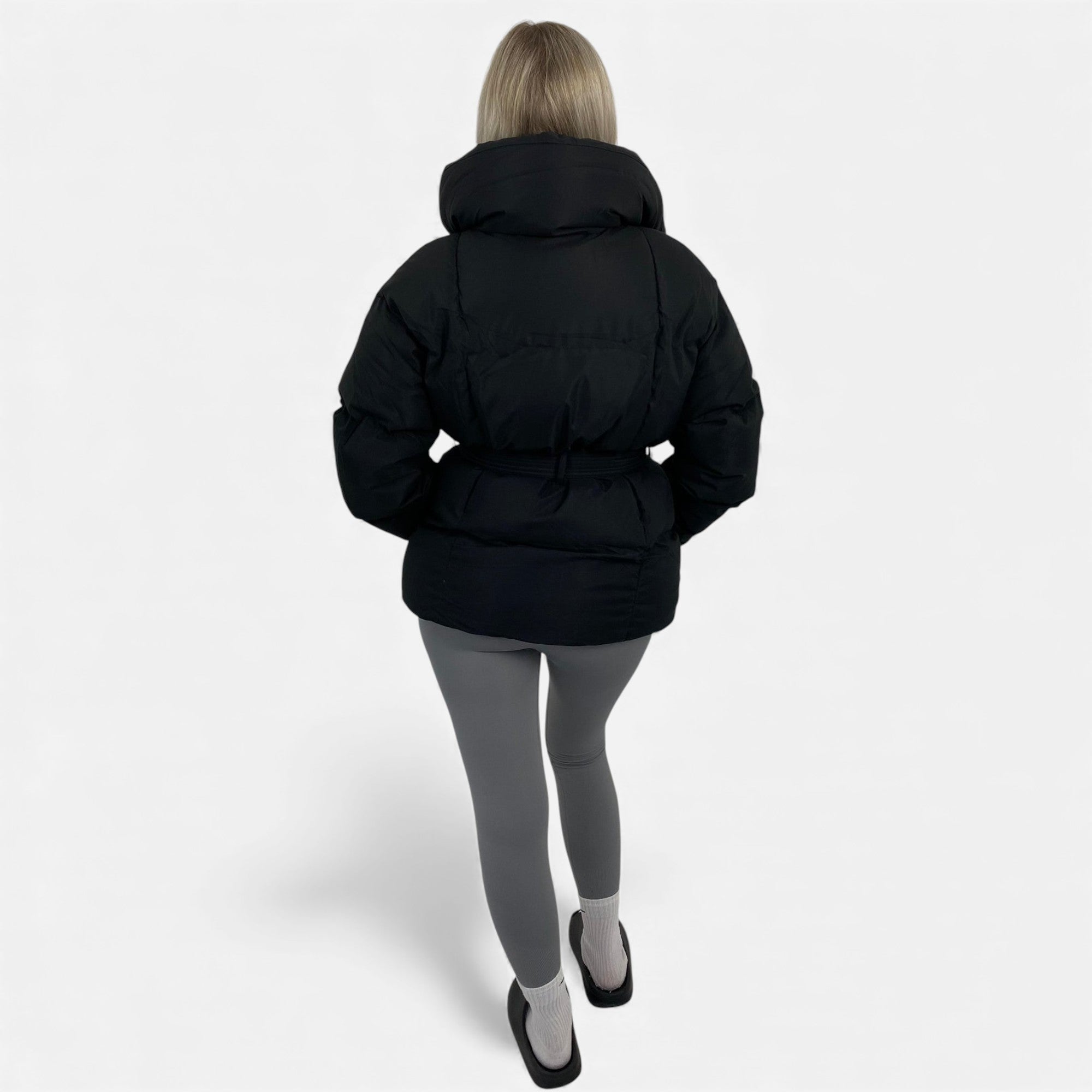 Ruby Lily | Women’s Belted Quilted Jacket