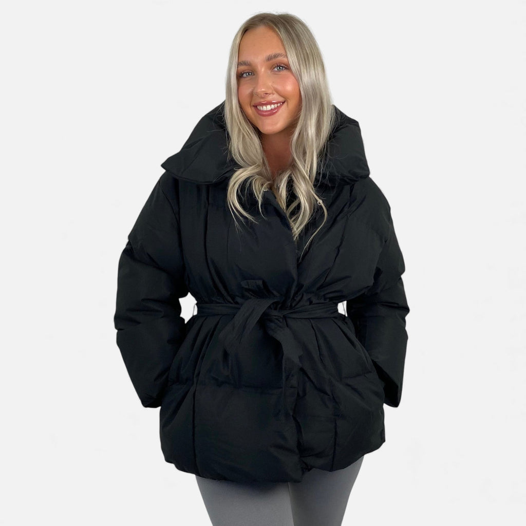 Ruby Lily | Women’s Belted Quilted Jacket