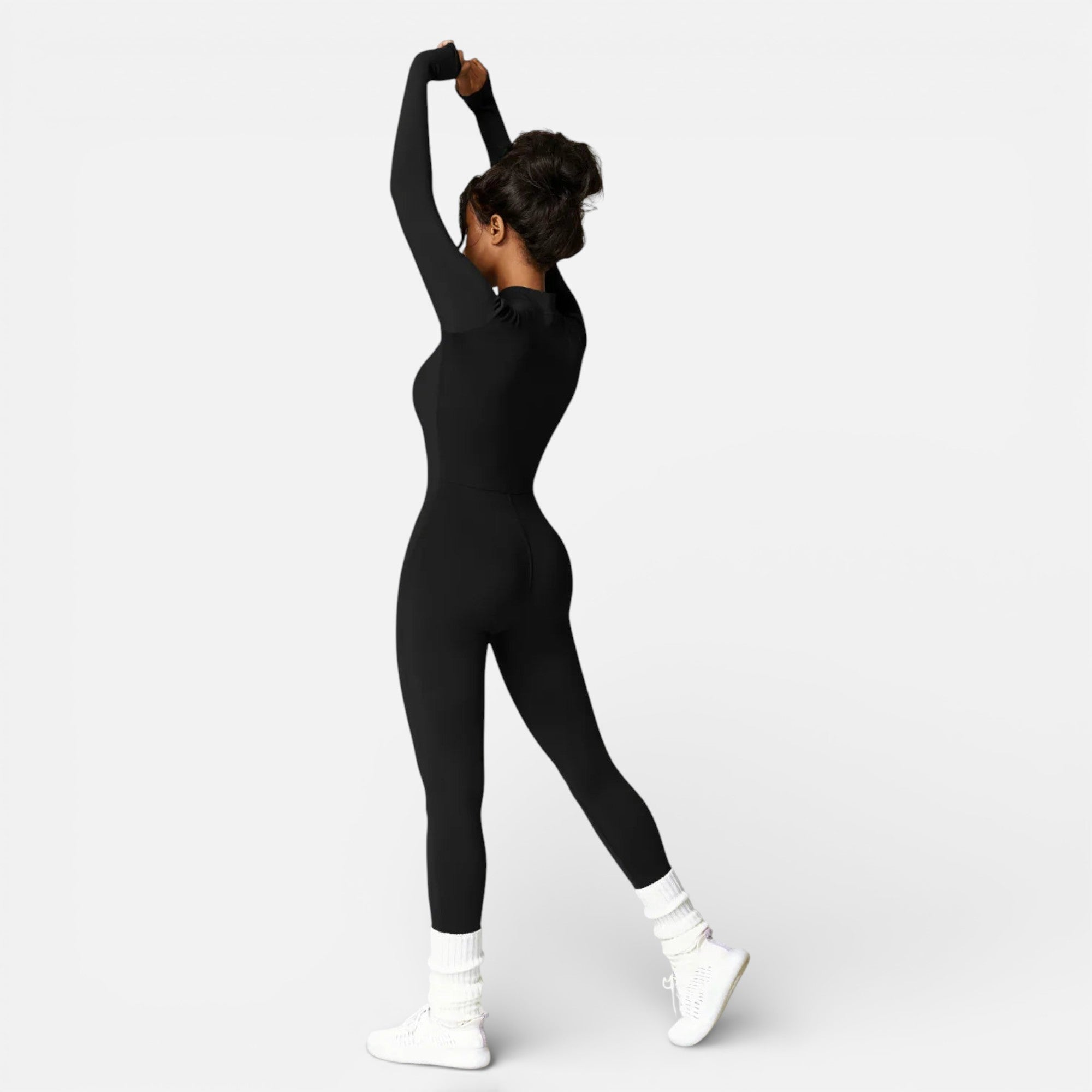 Ruby Lily | Women’s Sculpted Cashmere‑Touch Jumpsuit
