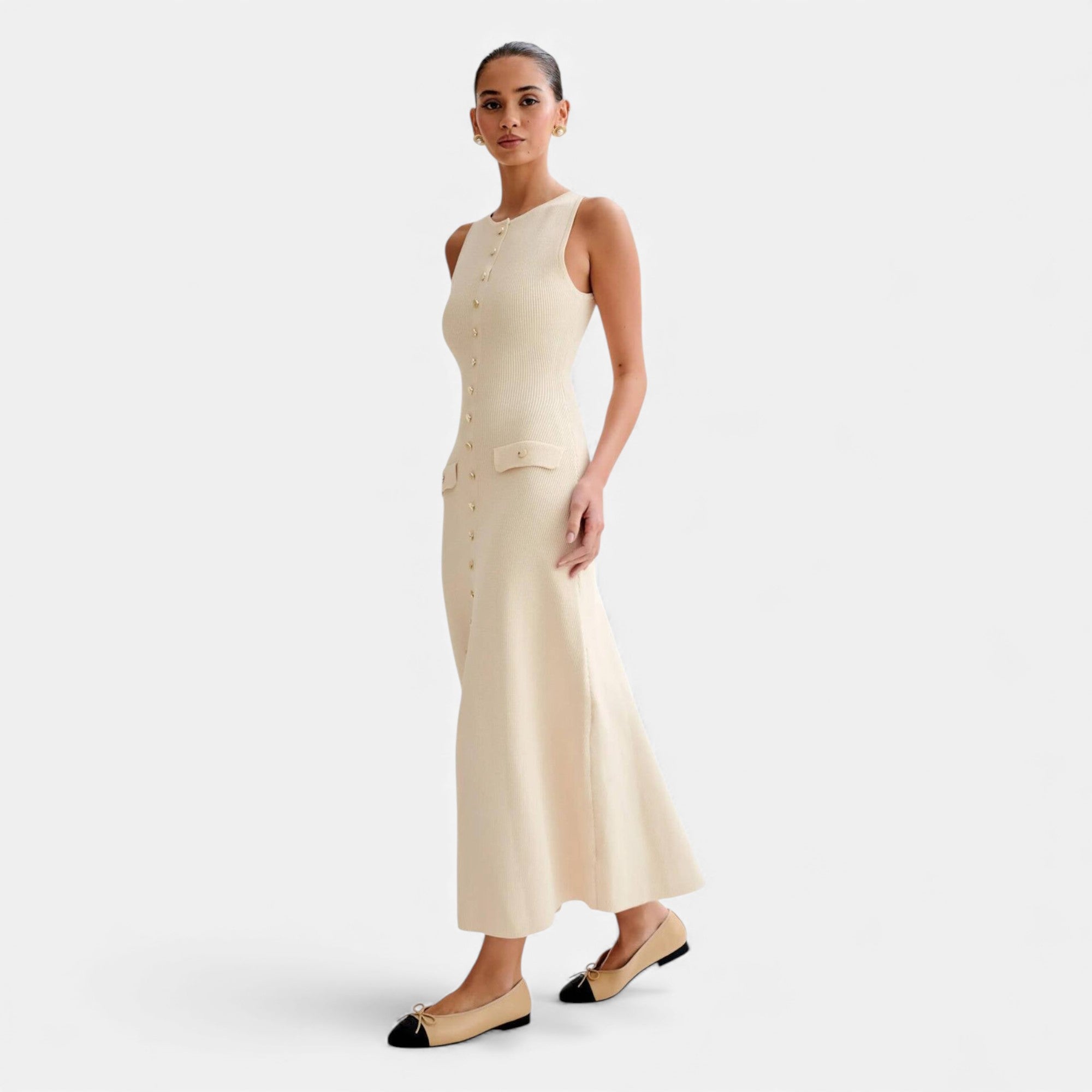 Ruby Lily | Women’s Sleeveless Knit Maxi Dress in Heritage Harmony