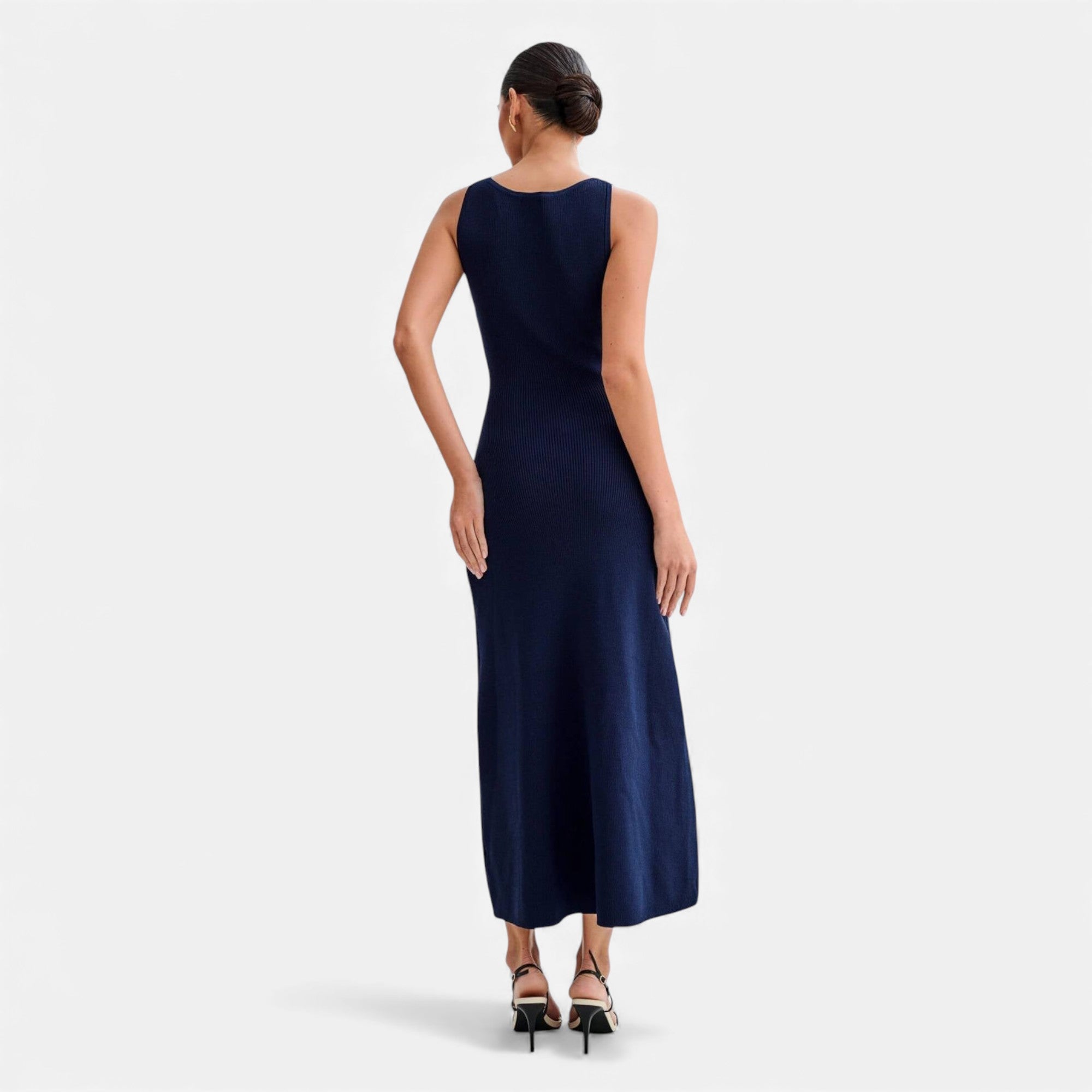 Ruby Lily | Women’s Sleeveless Knit Maxi Dress in Heritage Harmony