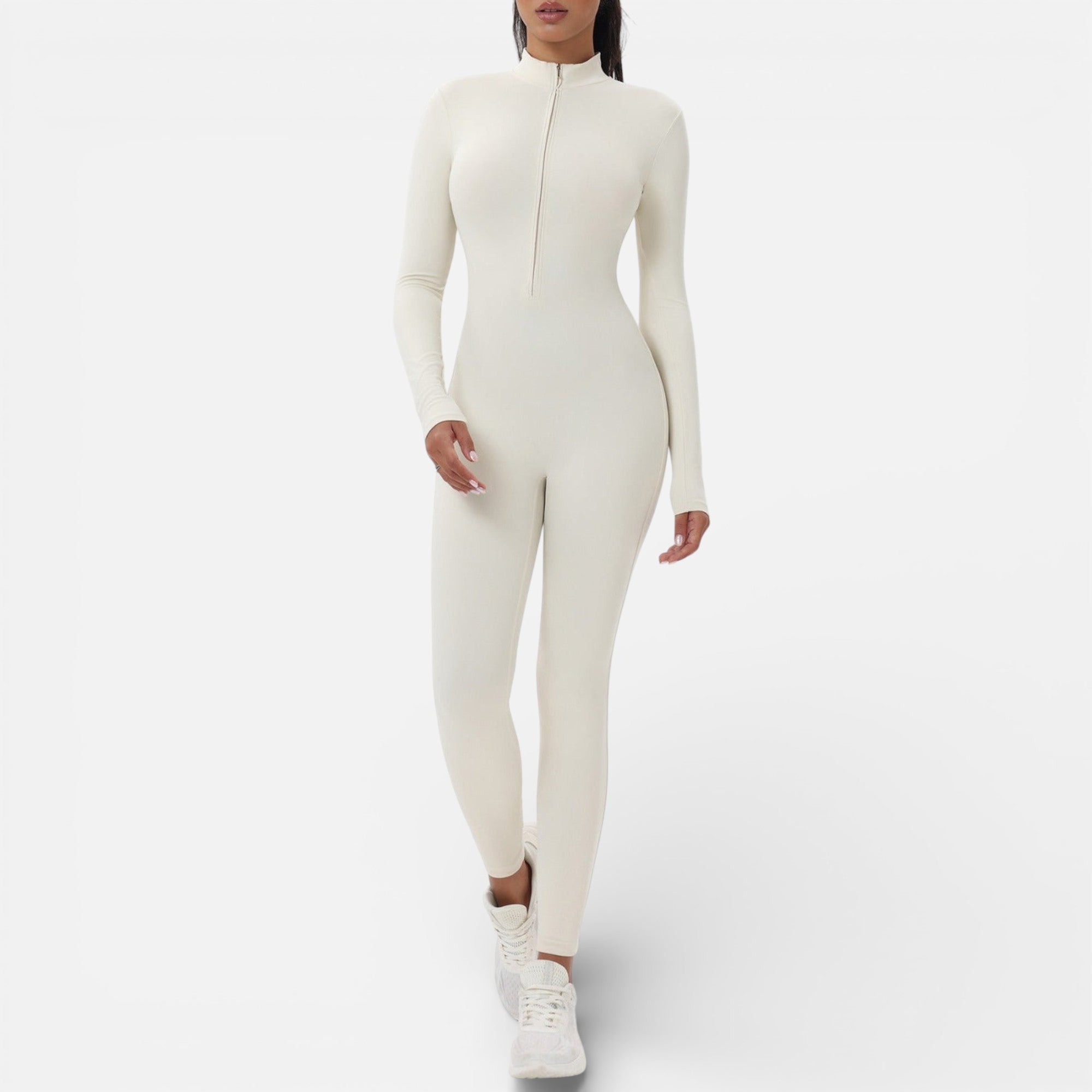Ruby Lily | Women’s Sculpted Cashmere‑Touch Jumpsuit
