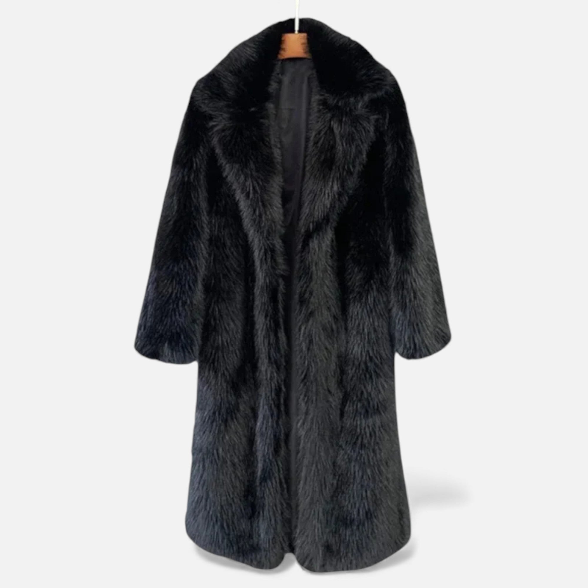 Ruby Lily | Women’s Long Faux-Fur Overcoat – Heritage Edition
