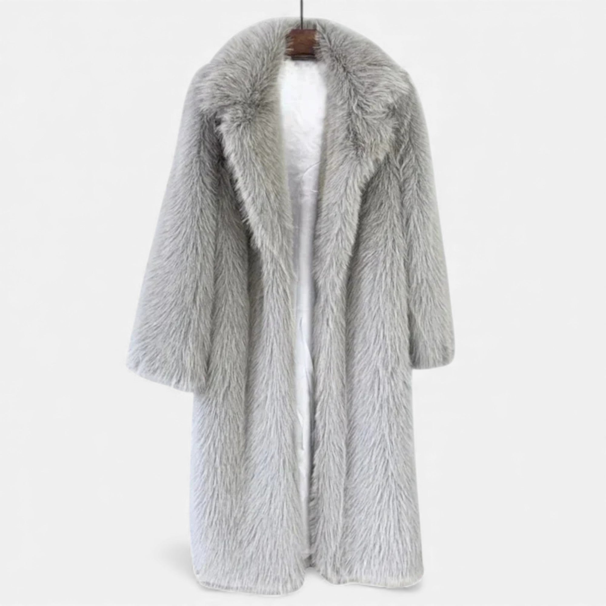 Ruby Lily | Women’s Long Faux-Fur Overcoat – Heritage Edition