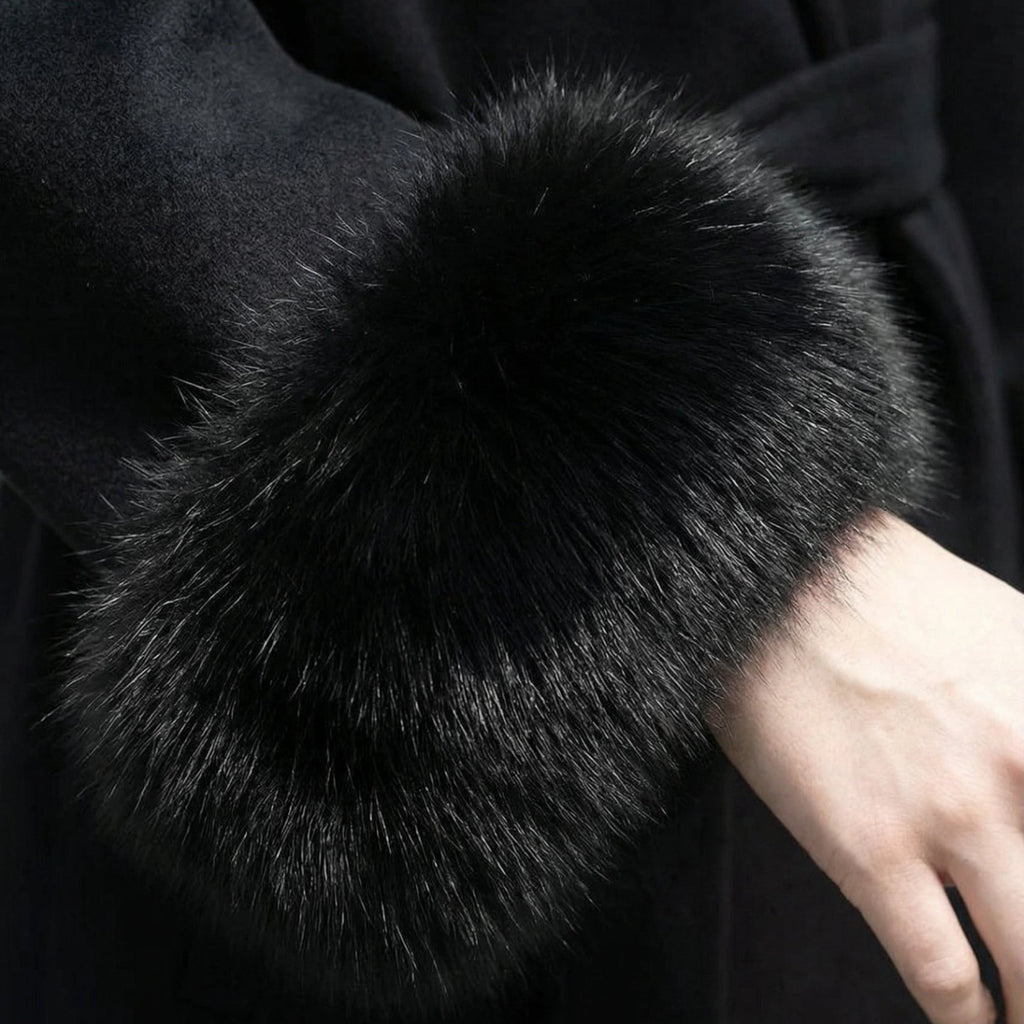 Ruby Lily | Women’s Long Faux Fur Overcoat