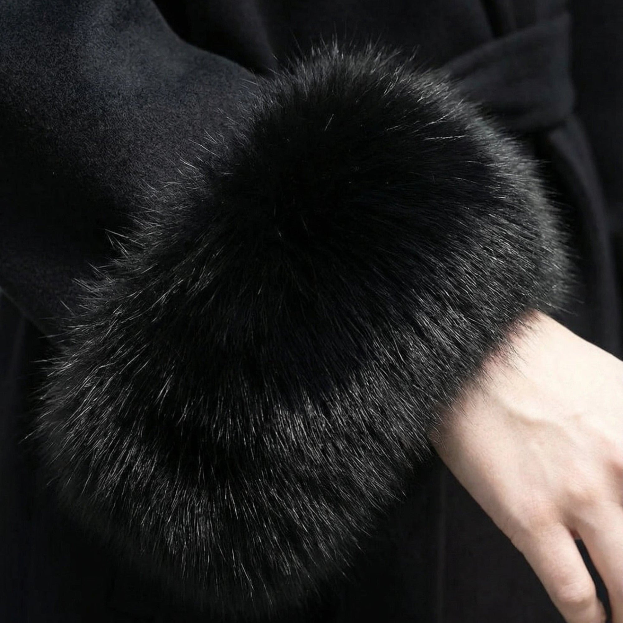 Ruby Lily | Women’s Faux Fur Overcoat — Riviera Elegance