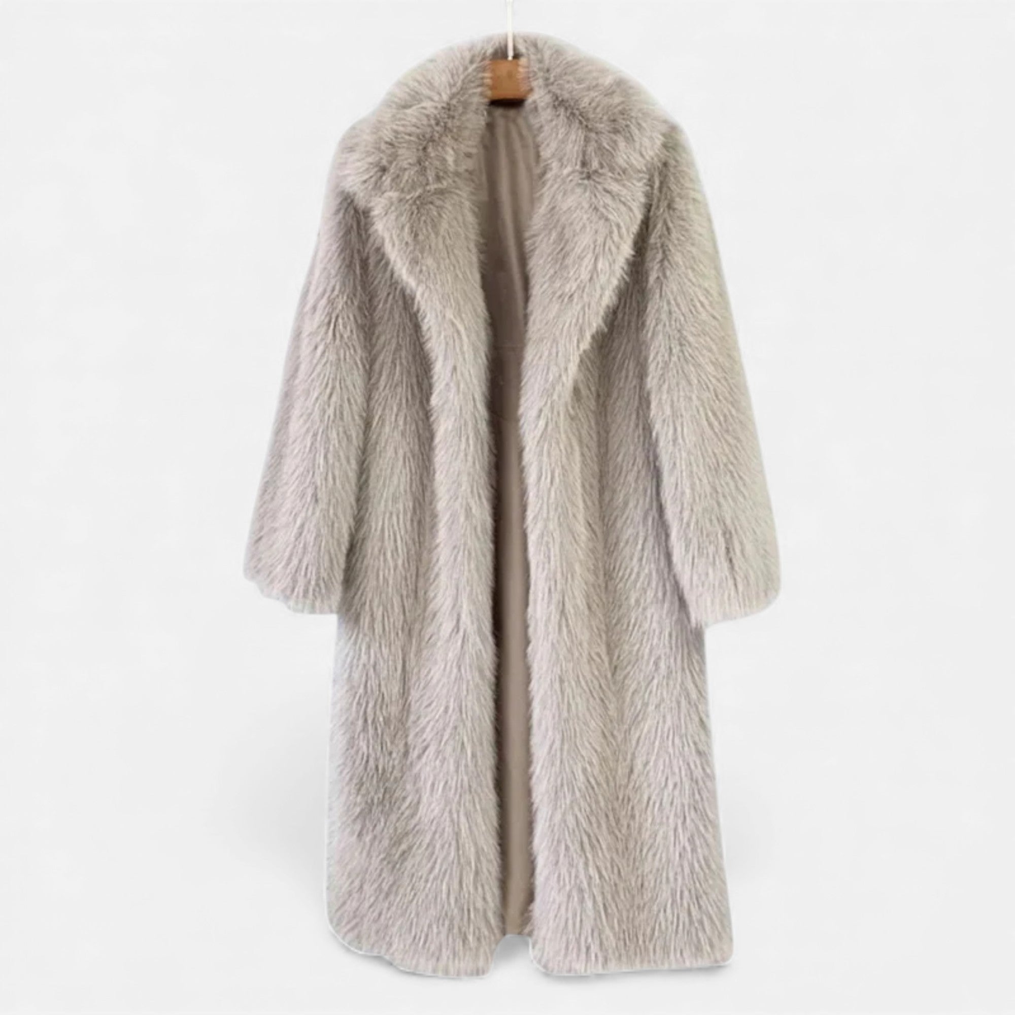 Ruby Lily | Women’s Long Faux-Fur Overcoat – Heritage Edition
