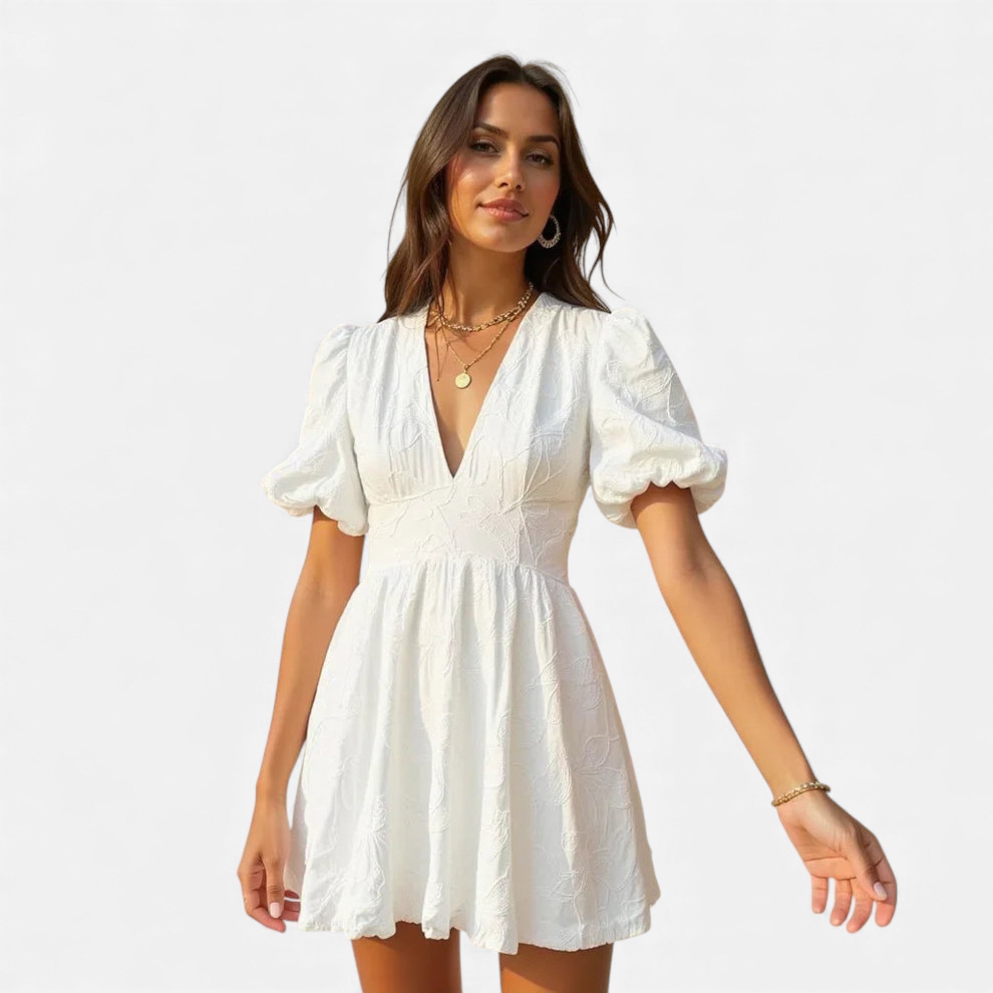 Ruby Lily | Women’s Embroidered Floral Midi Dress