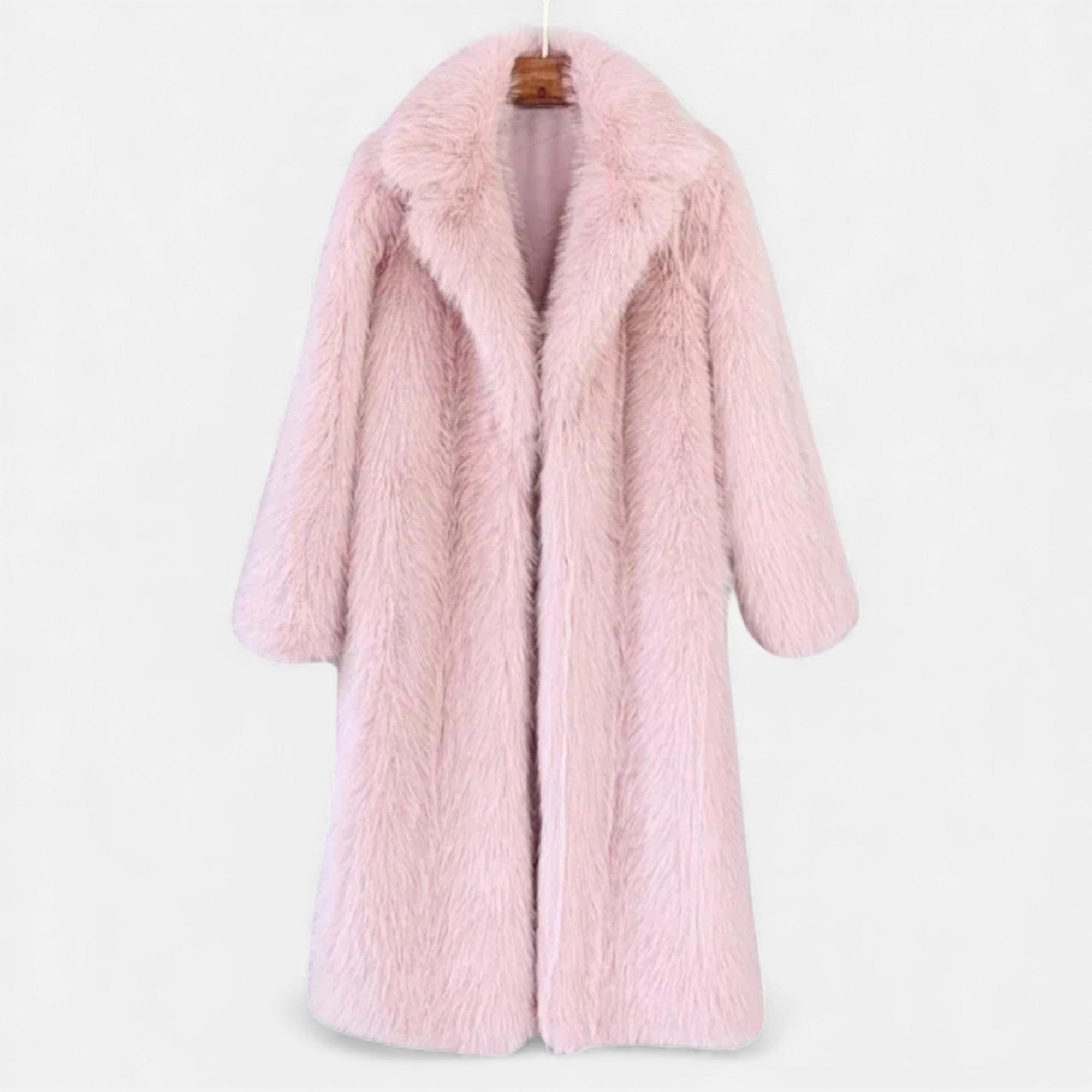 Ruby Lily | Women’s Long Faux-Fur Overcoat – Heritage Edition